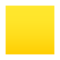 Yellow Square emoji on Emojione